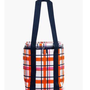 kate spade Spring Plaid Wine Picnic Cooler Ice Bag nwt